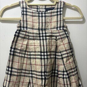 Burberry Toddler Linen Dress T2 with Buttons